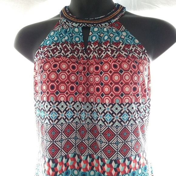 Pretty Tribal Party Dress EUC ❤️ - Picture 2 of 8